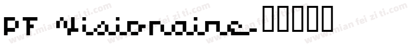 PF Visionaire字体转换